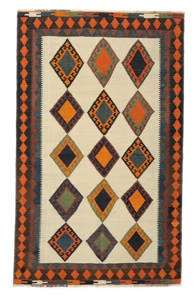143X232 Kelim Vintage Vloerkleed Vloerkleed Echt Oosters Handgeweven Zwart/Bruin (Wol, Perzië/Iran)