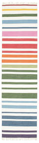 Keukenvloerkleed
 Rainbow Stripe 80X300 Katoen Handgeweven Modern Gestreept Multicolor 