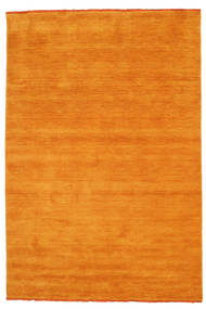  Handloom Fringes - Oranje Vloerkleed 160X230 Modern Geel/Lichtbruin/Oranje (Wol, India)