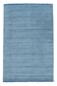  Handloom Fringes - Licht Blauw Vloerkleed 100X160 Modern Donkerblauw (Wol, India)