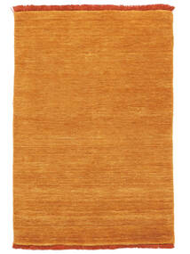  Handloom Fringes - Oranje Vloerkleed 140X200 Modern Oranje/Lichtbruin (Wol, India)