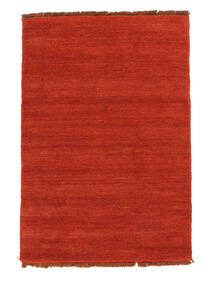  Handloom Fringes - Roestkleur/Rood Vloerkleed 120X180 Modern Donkerrood (Wol, India)
