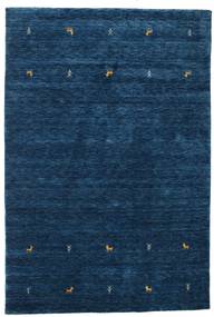  Gabbeh Loom Two Lines - Donkerblauw Vloerkleed 160X230 Modern Donkerblauw (Wol, India)
