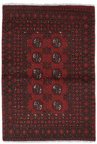  Afghan Vloerkleed 97X141 Echt Oosters Handgeknoopt Zwart (Wol, Afghanistan)