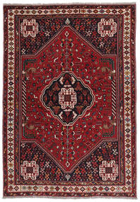  200X286 Shiraz Vloerkleed Zwart/Donkerrood Perzië/Iran 