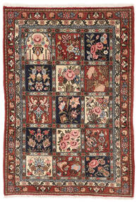  105X150 Bakhtiar Collectible Vloerkleed Vloerkleed Zwart/Donkerrood Perzië/Iran 