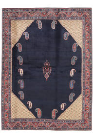  174X235 Gabbeh Kashkuli Vloerkleed Zwart/Donkerrood Perzië/Iran 