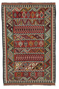  Kelim Vintage Vloerkleed 161X250 Echt Oosters Handgeweven Donkerbruin/Zwart (Wol, Perzië/Iran)