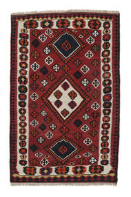  Kelim Vintage Vloerkleed 170X266 Echt Oosters Handgeweven Zwart/Donkerbruin (Wol, Perzië/Iran)
