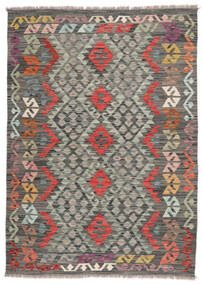  Kelim Afghan Old Style Vloerkleed 126X173 Bruin/Donkergroen 
