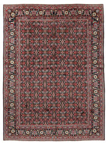  297X408 Najafabad Vloerkleed Donkerrood/Zwart Perzië/Iran 