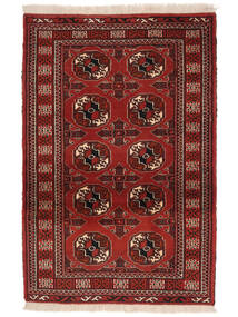  Perzisch Turkaman Vloerkleed Vloerkleed 83X123 Donkerrood/Zwart (Wol, Perzië/Iran)