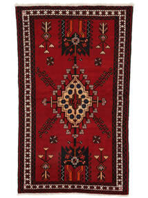  Perzisch Hamadan Vloerkleed 118X202 Zwart/Donkerrood 
